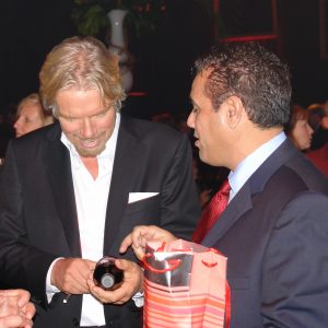 Richard Branson looking at Guide Light